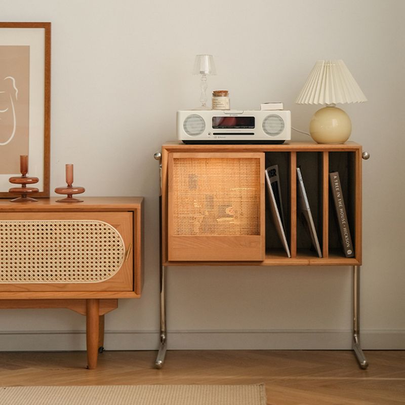 Modern Closed Back Standard Bookshelf Wooden Bookcase with Shelves