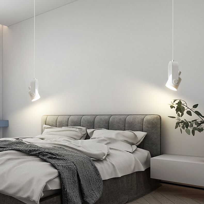 Lacquered Iron Pendant Light in Modern Creative Style Can Macaron Hanging Lamp for Interior Spaces