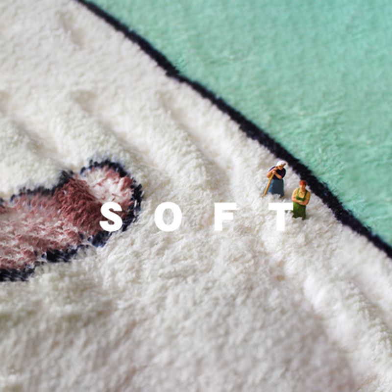 Rosa Farbstück Innenpolypolyester Minimalistische Teppichfleck -Widerstandsteppich für Wohnzimmer