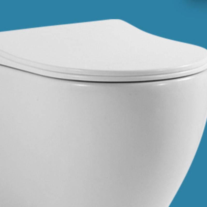Modern Ceramic Flush Toilet Wall Mount White Urine Toilet for Washroom