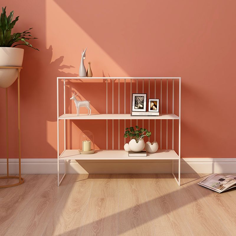 Urban Metal Shelf Bookcase Double Shelving Open Back Book Shelf