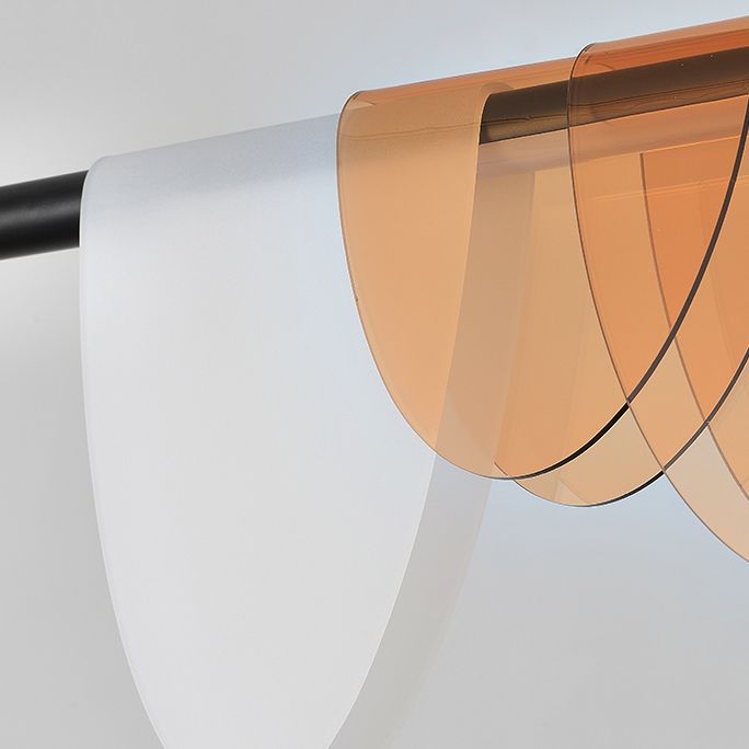 Moderner Stil Linearer Anhänger Licht Acryl 1 Licht Anhängerleuchte