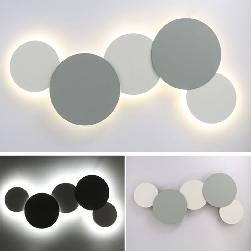 Runde Einfachheit LED WALS LIGHT MODERNE Treppenkorridor Corridor Leuchten Licht in warmem Licht