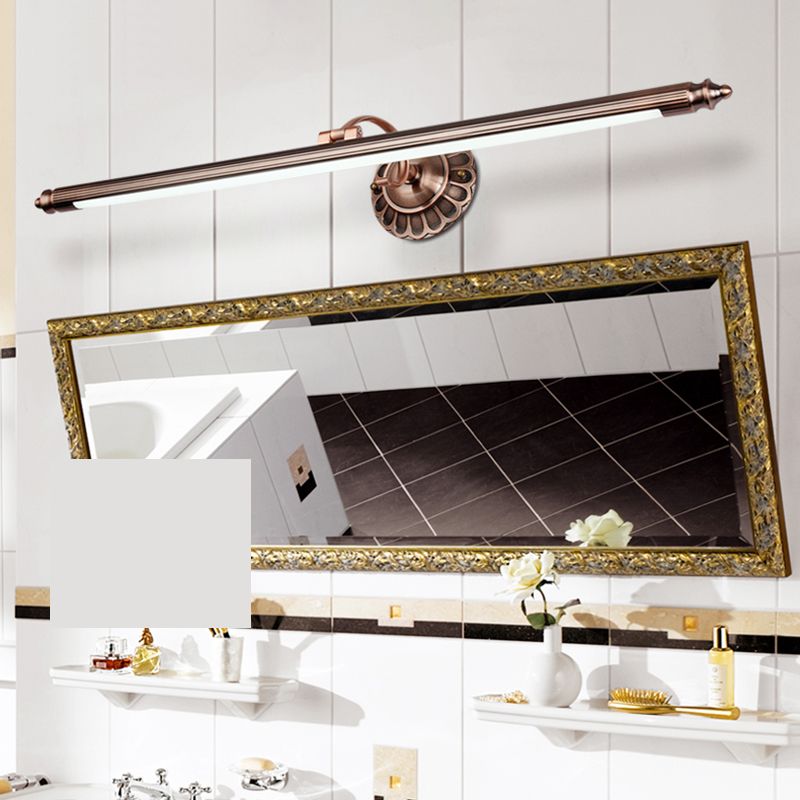 Luces de tocador montado en la pared cilindro de mediados de siglo 1 Light Flush Mount Wall Donce