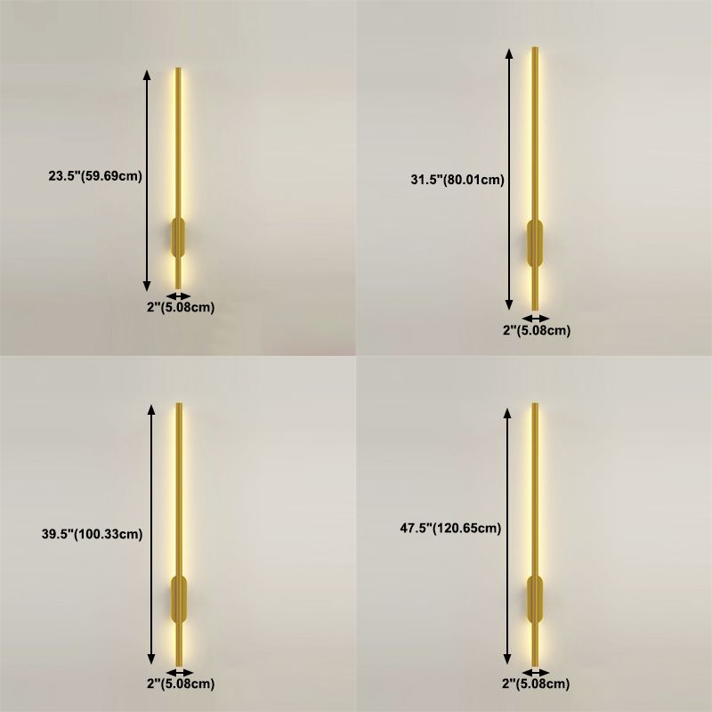 Luce murale in alluminio nordico Luce minimalista a LED SCONCE LED per camera da letto