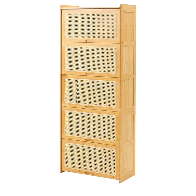 Minimalistic Solid Wood Accent Cabinet Rectangle Storage Cabinet