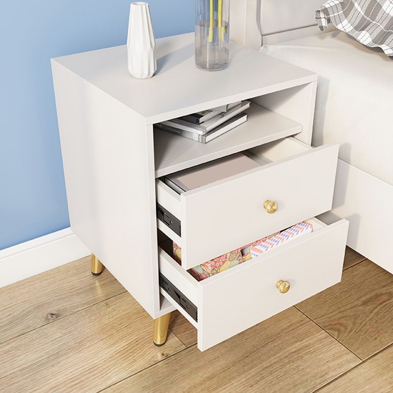 Contemporary 21.6"/35.4"Tall Accent Chest Rectangle Wood Chest with Drawers