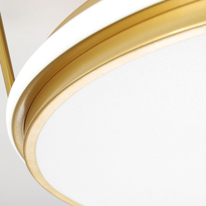 Crown Modeling Child Room LED Flush Mounted lampe acrylic enfants plafond de surface