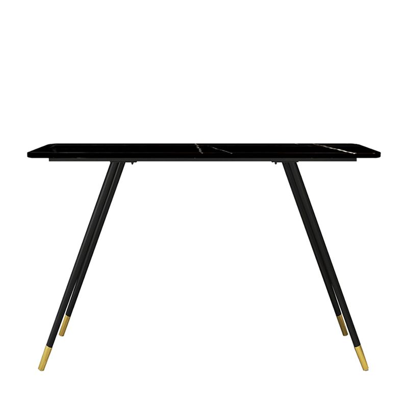 1/2 Pieces Bar Table and Stool Modern Sintered Stone Table and Armless Bar Chair