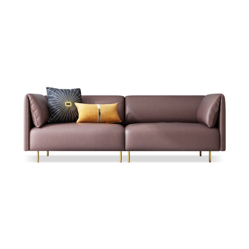 Kissen-Top Arm-Sofa Modernismus Kunstleder 28,35-Zoll hohes Sofa