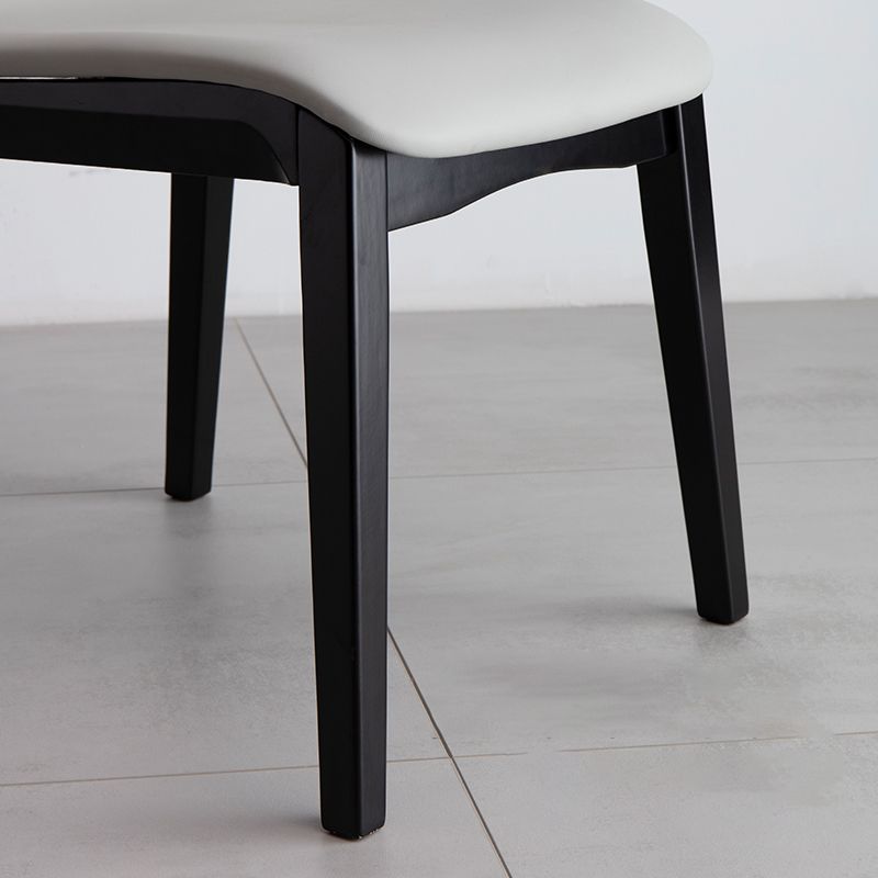 Silla auxiliar industrial tapizada para el hogar Parsons Silla de comedor con acabado mate (juego de 2)
