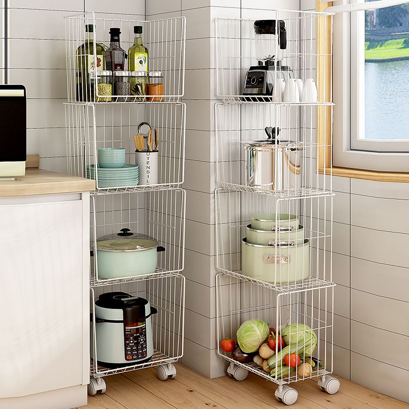 Libreria verticale in metallo standard in stile contemporaneo per la casa