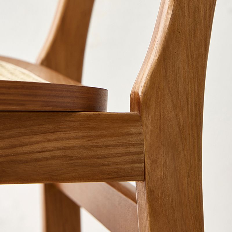 Modern Solid Wood Counter Chair Armless Bar and Counter Stool