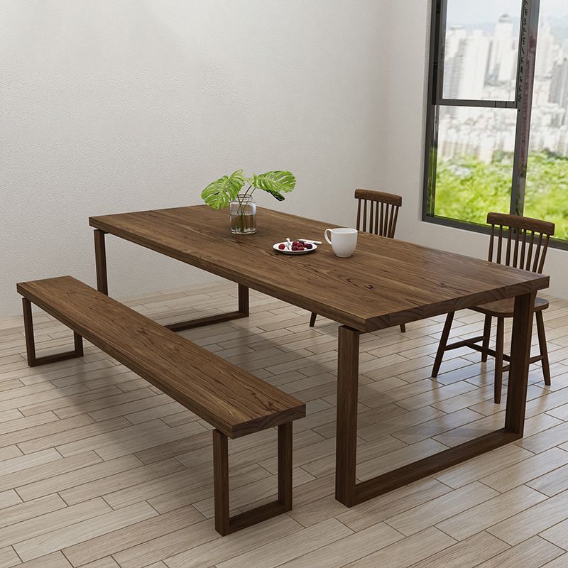 Modern 1/4/5 Pieces Dining Set Rectangle Wood Dining Table for Dining Room