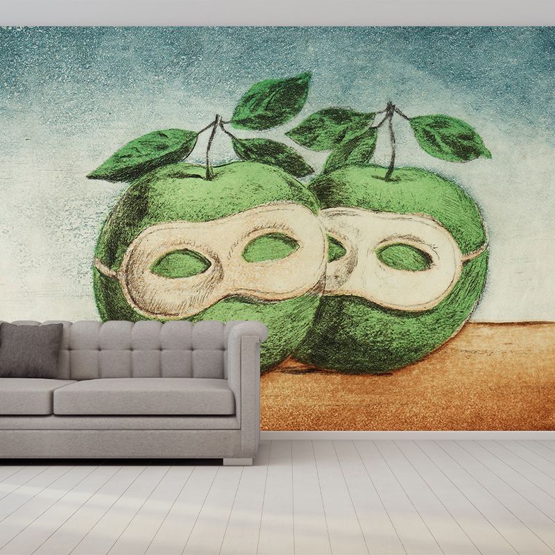 Surrealist the Hesitation Waltz Murals Blue and Green Still Life Wall Decoration