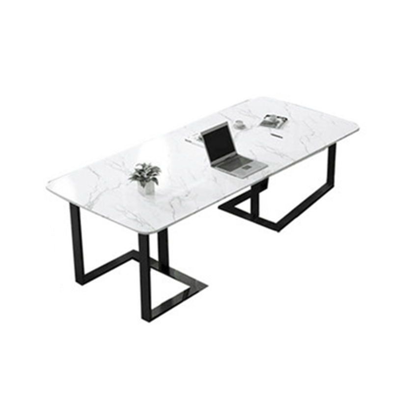 Contemporary Style Rectangle Table Set 1/2/7 Pieces Dining Set for Home