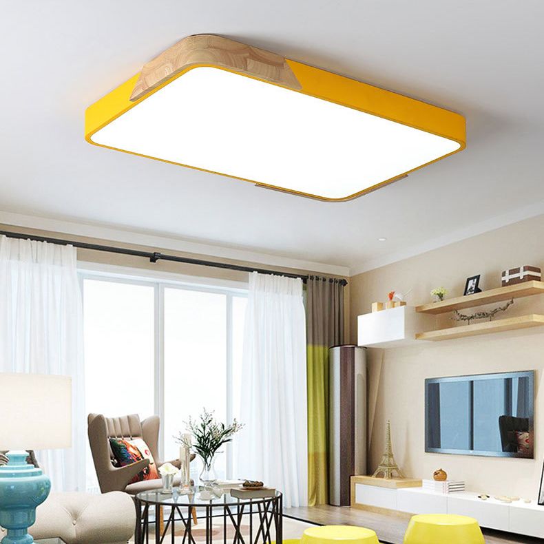 Moderne stijl 1-lichts inbouwarmaturen Geometrische acryl inbouwplafondlamp