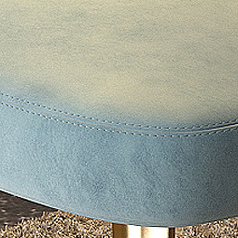Chaise de salle à manger en métal de style contemporain, chaise latérale à oreilles pour cuisine