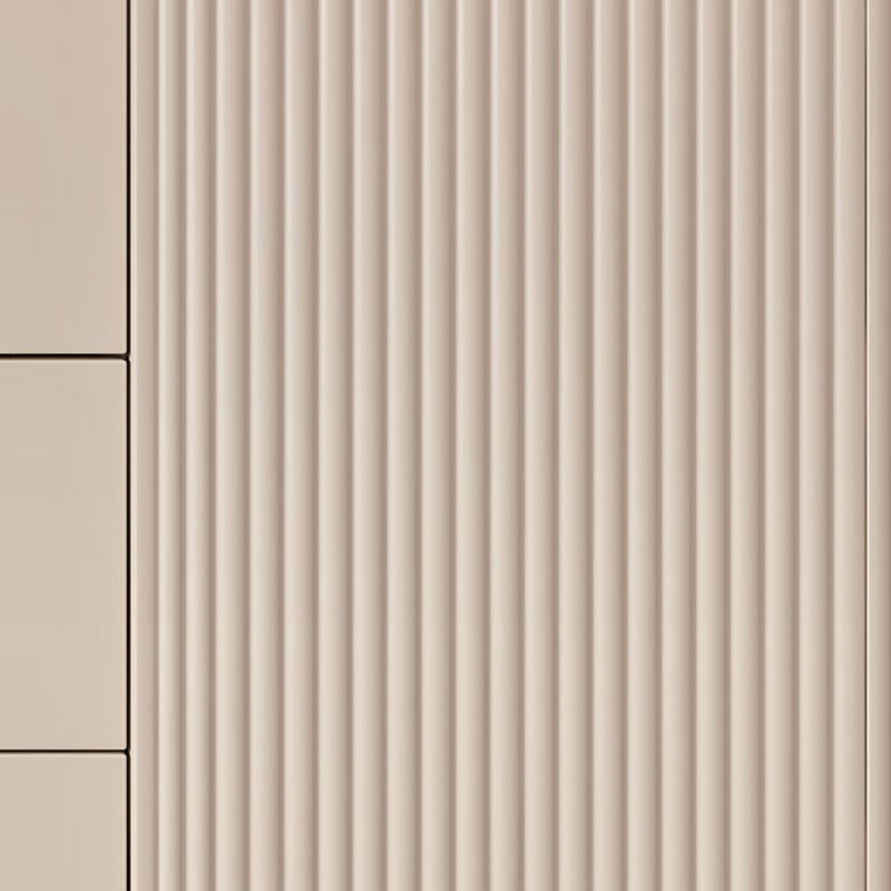 Glam Style Buffet Table Stone Side Board with Cabinet and Drawers