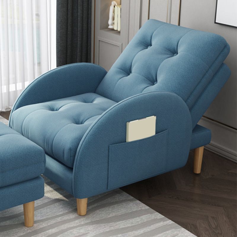 26.37" L x 29.52" W x 37.40" H Accent Armchair with Adjustable Tufted Back