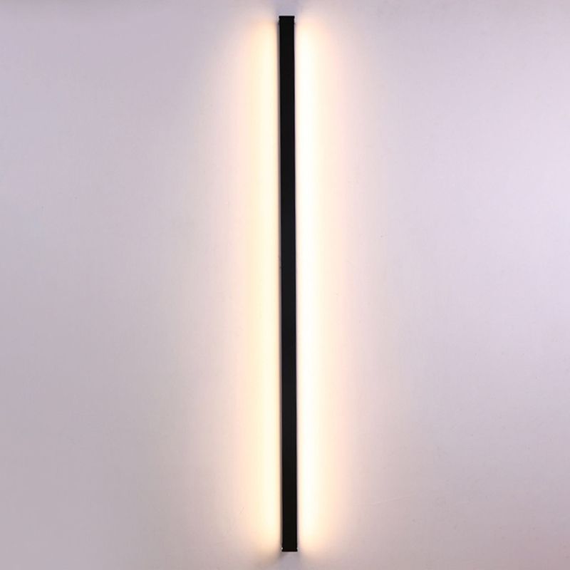 Luz de la pared lineal lámpara nórdica estilo minimalista de aleación de aluminio de aluminio