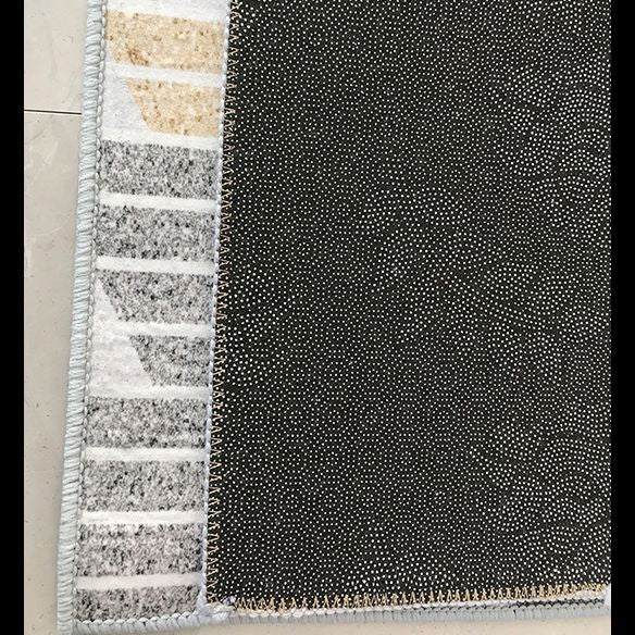 Simplicity Plant Pattern Area Rug Modern Stylish Adult Carpet Polyester Anti-Slip Backing Rug for Living Room