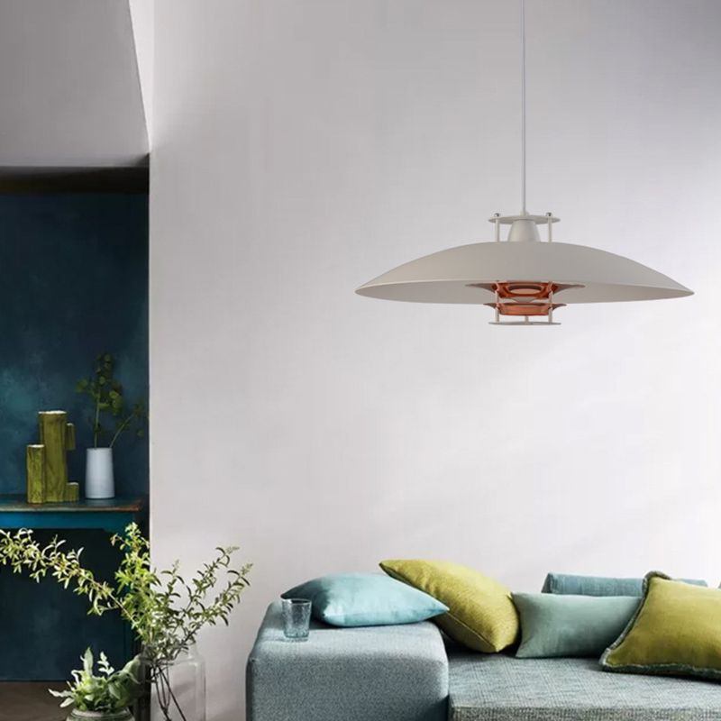 Vliegende schotel metaal Hangend Licht Licht Nordisch modern 1 lichthangende lamp voor woonkamer