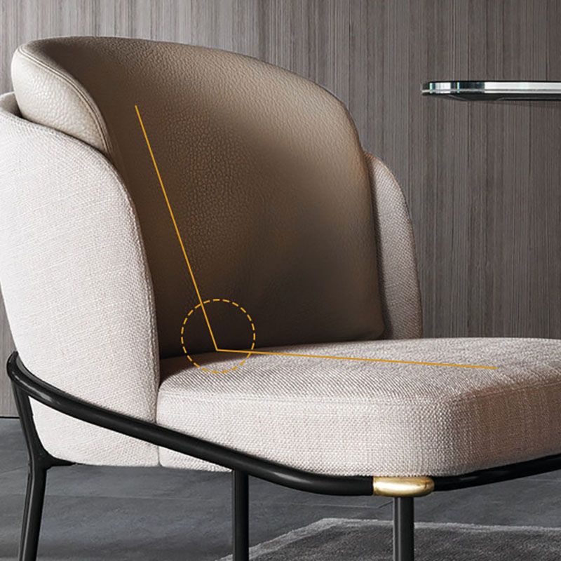Sillas de cocina contemporáneas que cenan la silla lateral sin brazos con las piernas del metal