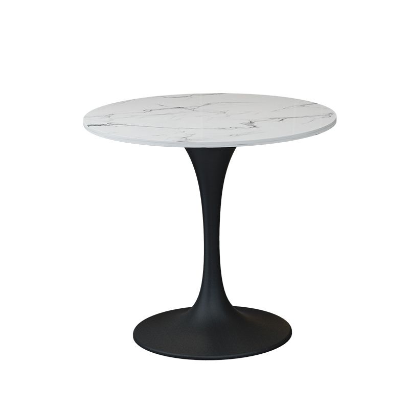 Modern 1/2/4 Pieces Dining Set Round Sintered Stone Dining Table Set