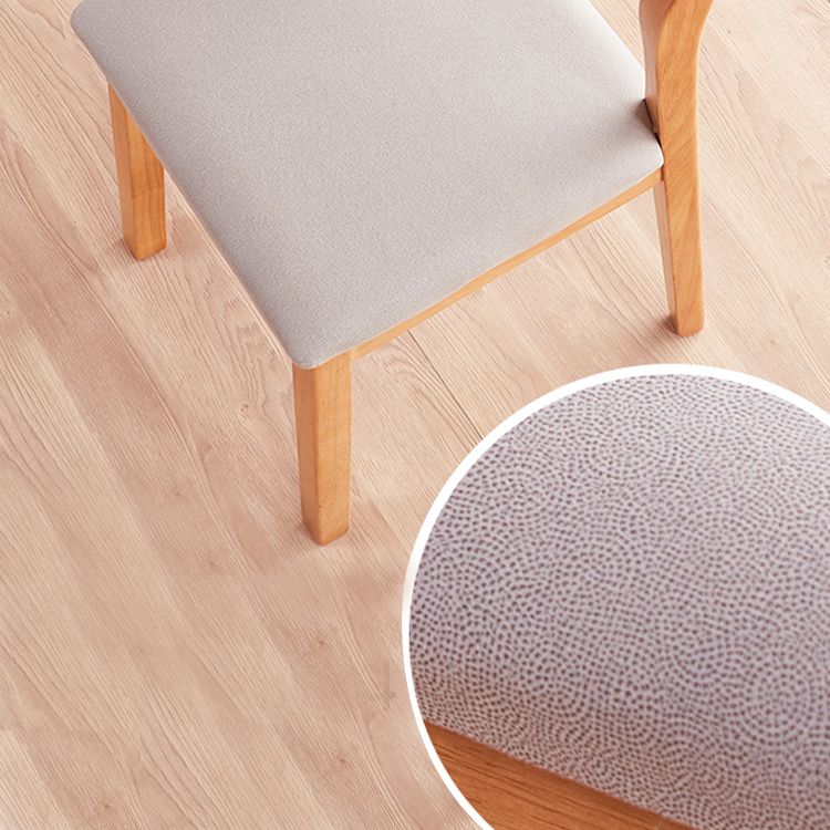 Chaise latérale rembourrée de chaise latérale sans bras contemporaine pour restaurant (ensemble de 2)