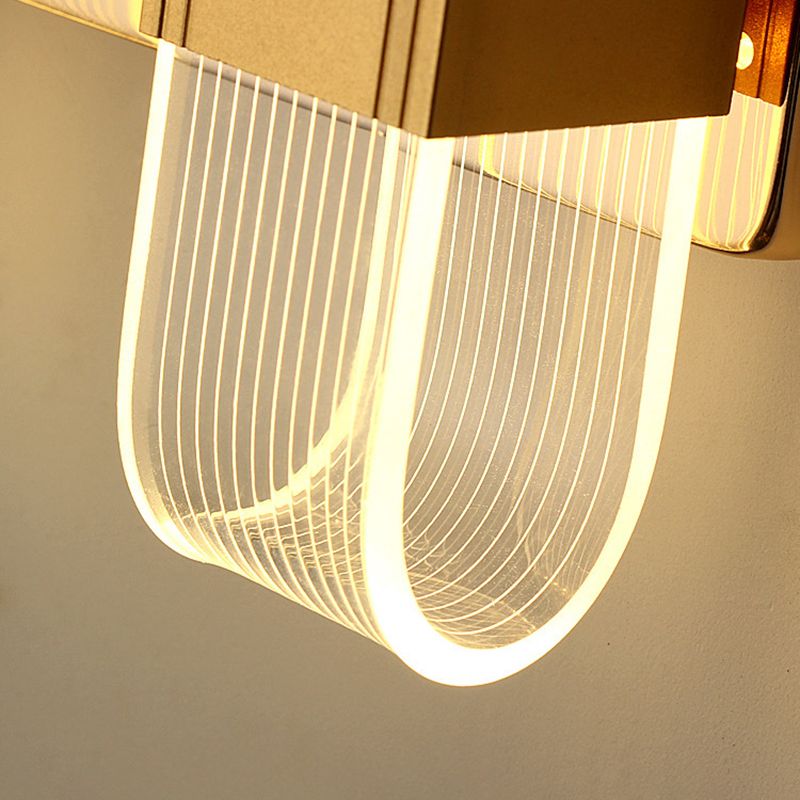 Ellipse Bedroom Wall Mount Light Fixture Metal LED Nordic Wall Mounted Light Fixture