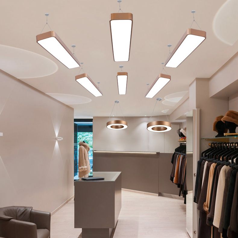 Contemporary Hanging Light Simplicity Pendent Lighting Fixture for Meeting Room