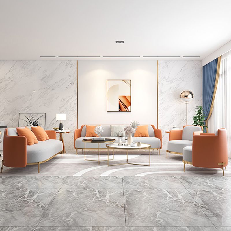 29.52" H Recessed Arm Sofa Contemporary Standard Sofa for Living Room