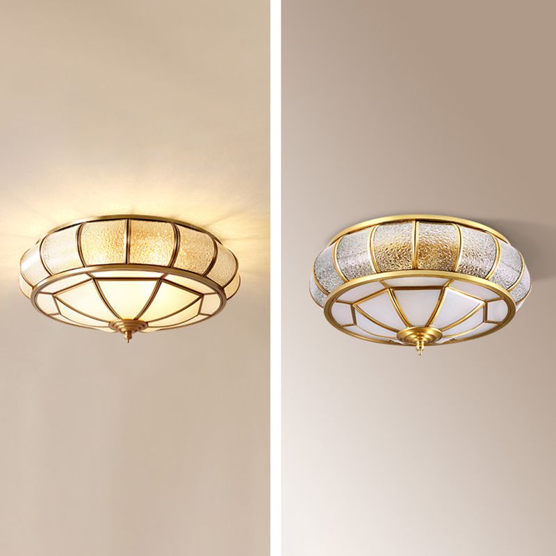 Glass Ceiling Light Fixture Minimalist Style Ceiling Flush Mount