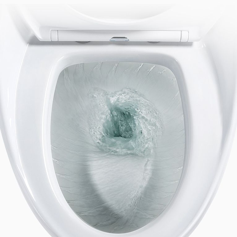 Modern UF Siphon Jet Toilet Bowl Floor Mount Flush Toilet with Toilet Seat