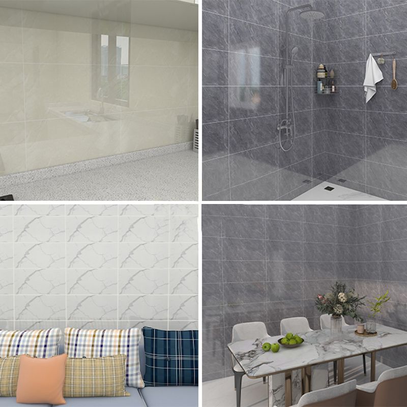 Modern Waterproof Backsplash Tile Smooth Peel and Stick Backsplash Tile for Kitchen
