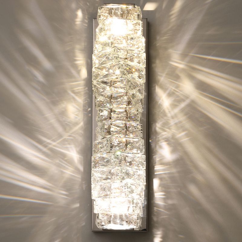 Crystal LED Wall Sconce Post-Modern Wall Light Fixture for Bedroom