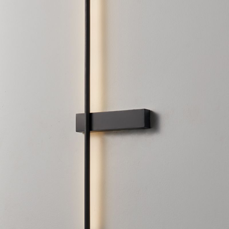 Contemporary Metal Wall Lighting Ideas Black Wall Lamp for Living Room