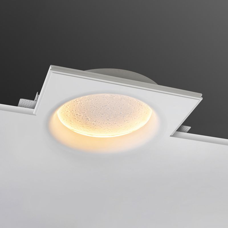 Modern Creative Style Wall Sconce Moon LED Wall Mount Light in White