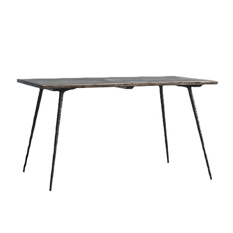 Industrial 1/5 Pieces Dining Set Rectangle Oak Wood Dining Table for Dining Room