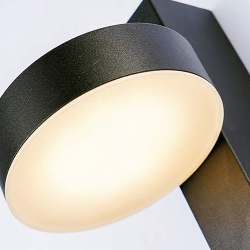 MODERNO METALE RURNABILE RATTABILE REGOLA GEOMETRICA 11 "PONCE MOLTA LED ALTA