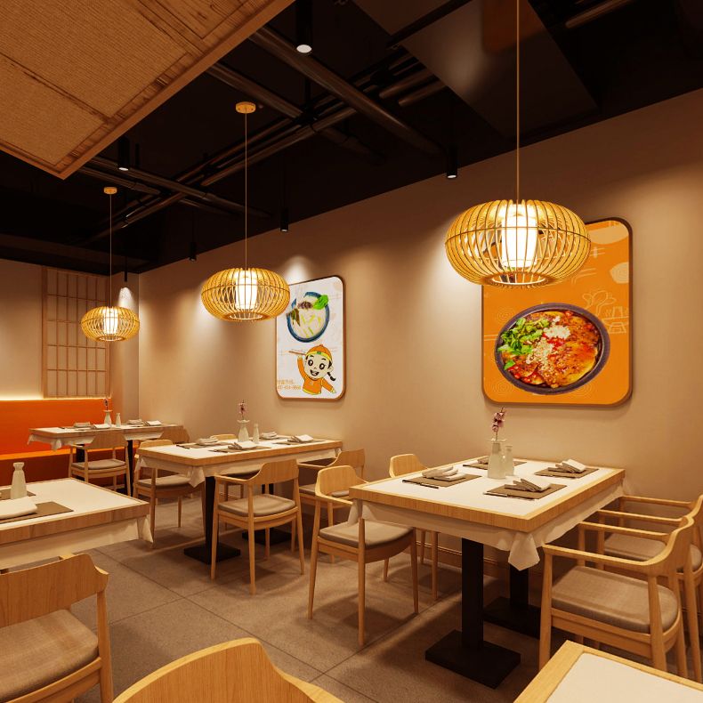 Holzkäfig Anhänger Licht modern