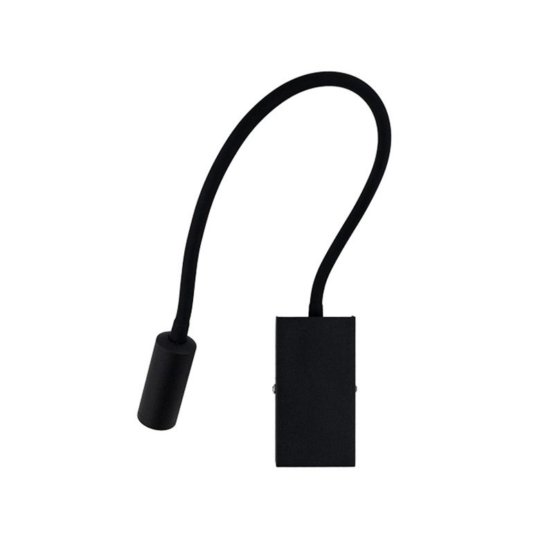 Contemporary Style Cylinder Wall Mounted Light Metal 1 Light Reading Wall Light