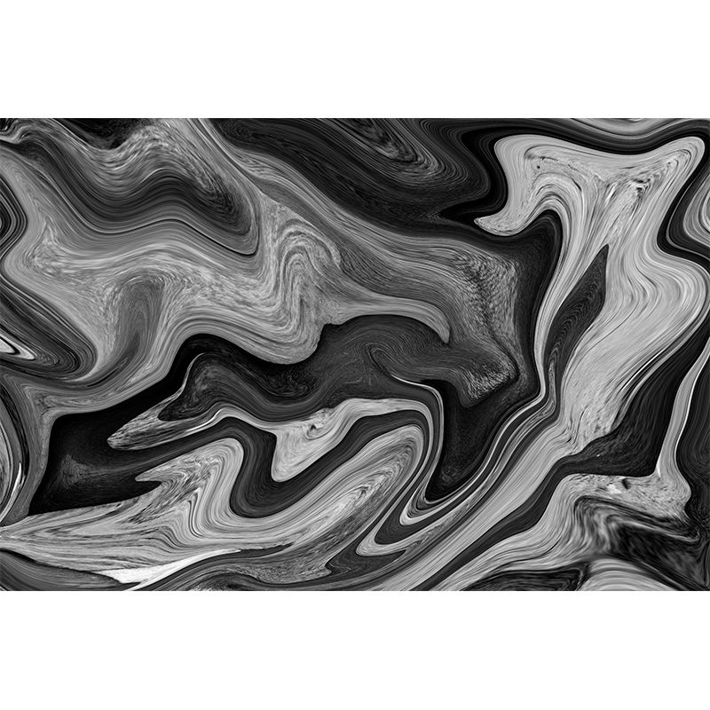 Abstract Illustration Contemporary Mural for Living Room, Stain Resistant