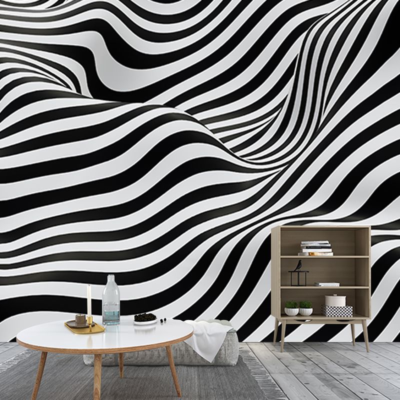 Eco-friendly Abstract Murals Contemporary Mildew Resistant Wall Murals for Room