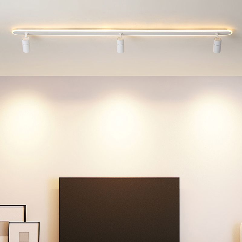 Style moderne de forme cylindrique plafonnier métal Mélac