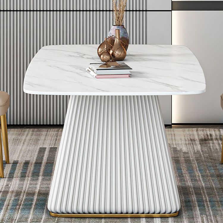 Glam 1/2/5/7 stukken Dinerset Sintered Stone Dining Furniture voor thuisgebruik