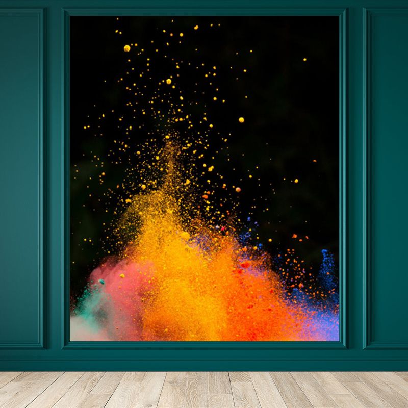 Photography Abstract Burst Print Mural Decal Big Wall Art for Sitting Room, Custom Made