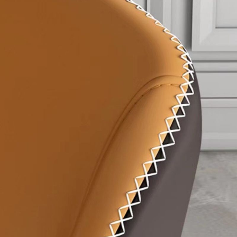 Industrial Metal Dining Room Chair PU Leather Dining Chair for Restaurant Use