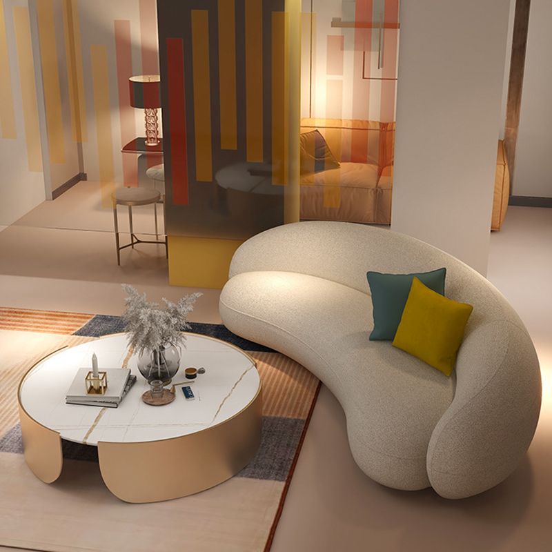 Modern Polyester Seating Stain Resistant Sofa for Bonus Room